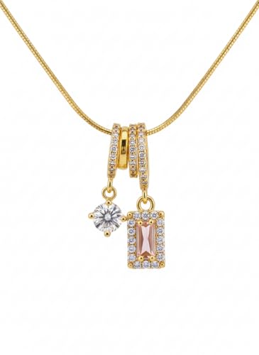 Image of Anti Tarnish Adjustable Vibrant Pendant Necklace for Women | Stylish Locket Chain | Fashion Jewellery Accessories for Girls | Minimal Jewelry | Ideal for Gifting