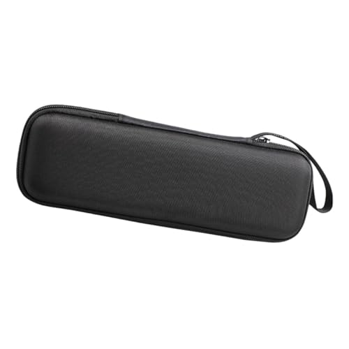 LALADEFIEE Microphone Storage Bag with Zipper Shockproof Case for Handheld Microphones Portable Dual Mic Pouch for Outdoor Use Convenient Handle Design for Easy Carrying and Storage