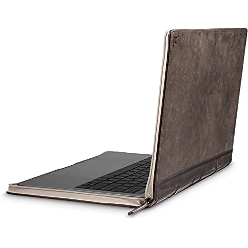 Twelve South BookBook V2 for MacBook Vintage Leather Book case/Sleeve with Interior Pocket for 13" MacBook w/Touchbar Twelve South BookBook V2 for MacBook Vintage Leather Book case/Sleeve with Interior Pocket for 13" MacBook w/Touchbar