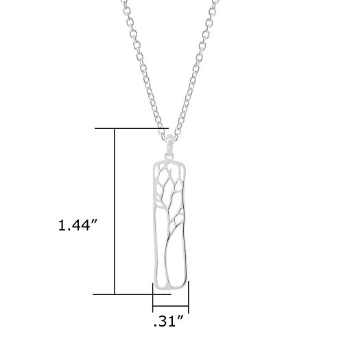 Boma-Jewelry-Sterling-Silver-Rectangle-Tree-Silhouette-Pendant-Necklace-20-Inches