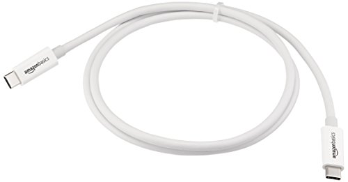 Image of Amazonbasics Usb Type C 3.1 To Type C Gen1 Cable -3Feet For Laptop-White
