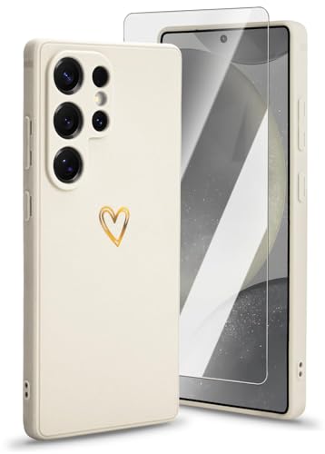 Coque Samsung S23 Ultra antichoc en TPU souple et soyeux avec film de protection écran
