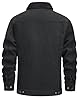 KEFITEVD Winter Jackets for Men Sherpa Fleece Lined Corduroy Coat Thick Military Cotton Jacket with 5 Pockets,Dark Grey,2XL #2