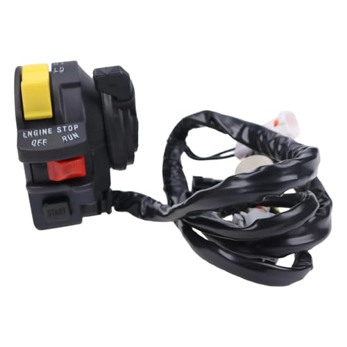 FRSWEQY 3509-011 Interruptor de Manillar Izquierdo Arranque y Parada Faro Alto/bajo Ajuste for Arctic Cat ATV 250 300 400 500 Ajuste for Bearcat 454 Excpet Edición automática