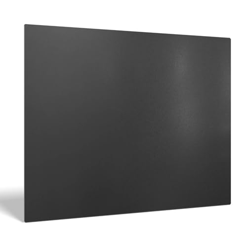 Plaque de Sol de Cheminée Rectangulaire 100x80 cm | Protecteur de Sol Robuste | Protection Anti-Étincelles pour Foyers | sous Poêle à Bois et à Granulés...