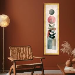 Toile imprimée botanique minimaliste pour sublimer un grand mur vide