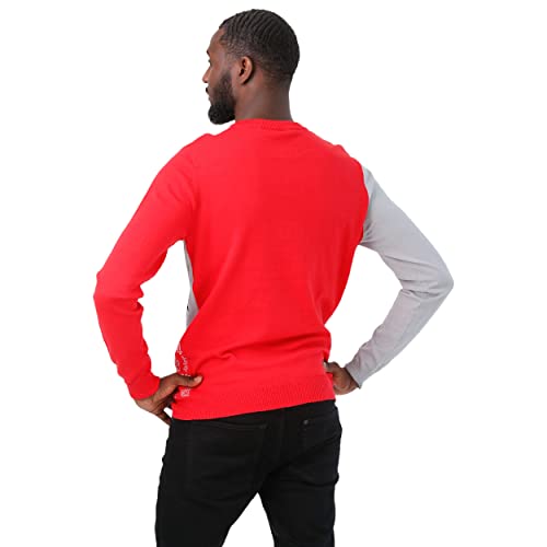 Foco SWTNCBBSF Ohio State Buckeyes Ncaa Mens Busy Block Snowfall Sweater thumb #2