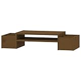 Design minimaliste en bois pour les espaces modernes : le support classique en bois de pin marron miel s'intègre harmonieusement dans les styles de décoration scandinave et industriel. Les lignes simples et la texture naturelle du bois ajoutent un charme esthétique à n'importe quel lieu de travail - un must have pour les amateurs de design et les tendances d'intérieur 2025.