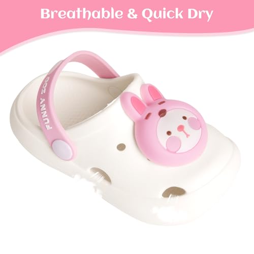 Image of Toddler Little Kids Clogs Slippers Sandals, Non-Slip Girls Boys Clogs Slide Lightweight Garden Shoes Slip-on Beach Pool Shower Slippers