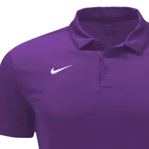 Nike Mens Dri-FIT Short Sleeve Polo Shirt (X-Large, Purple)4