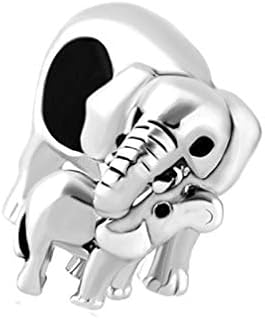 MiniJewelry Elephant Lucky Charm for Bracelets Women Animal Dangle Charm