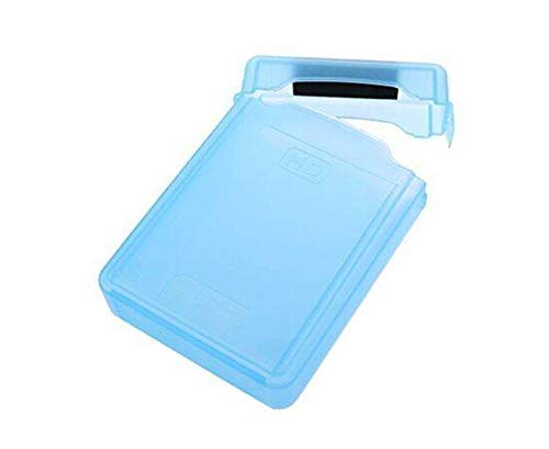 Frackson 1 Pcs Blue Color Pouch for HDD Protector Box for 3.5" IDE SATA Hard Disk Drive Protect Case Cover Enclosure Protective