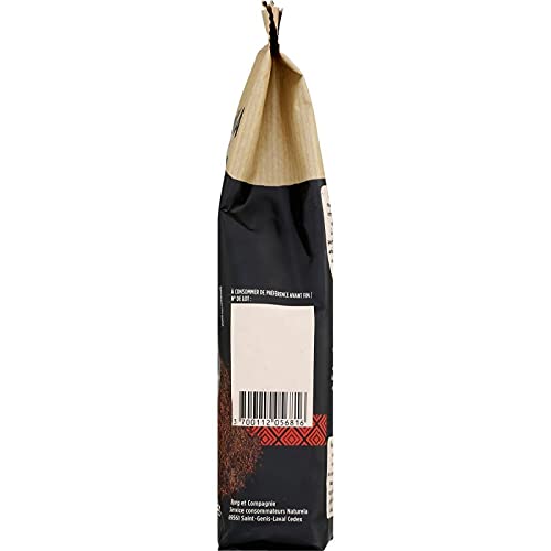NATURELA Bio Moka Caffè 100% Arabica macinato - Gusto intenso e naturale - Sacchetto da 250 g per gli amanti del caffè organico e responsabile. - Il set da 3