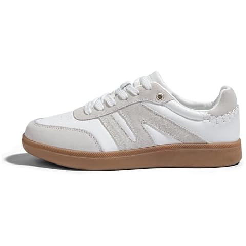 LUCKY STEP Women's Retro Gum Sole Sneakers Cover