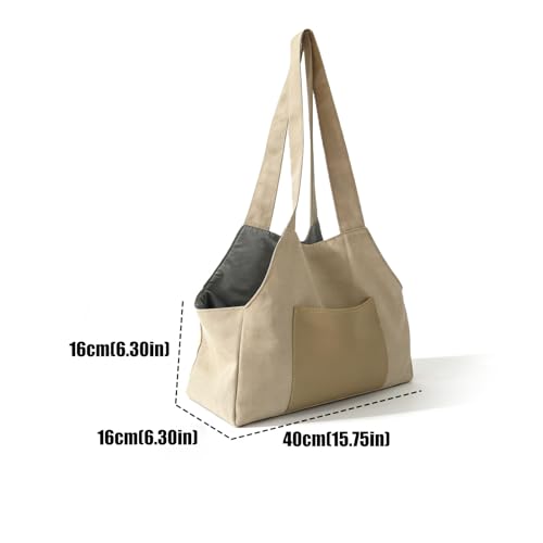 Bolsa de nailon para mascotas pequeña con correa para hombro 5