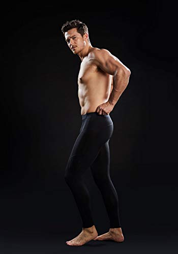 TSLA Men's Compression Leggings Running Tights Trousers, Cool Dry Gym Workout Jogging Sports Base Layers Bottoms Pants - Image 6
