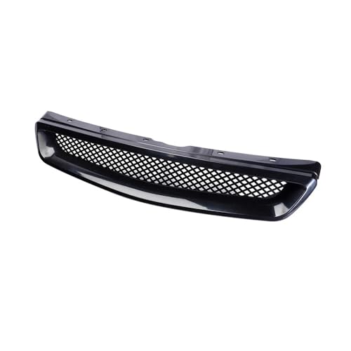 Calandre capot avant pour Civic 1996-1998 en maille noire - 4