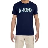 Tenacious Tops Navy Alex Rodriguez Arod Logo T-Shirt Adult XL