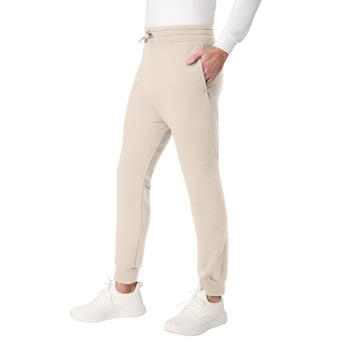 Image of Hanes Men's Joggers, EcoSmart Fleece Sweatpants for Men, Men's Lounge Pants, 30.5 inch
