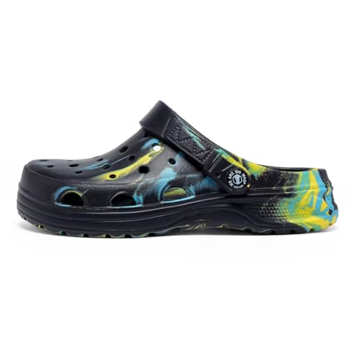 Image of Kids Boys&Girls Black Camouflage Clogs Children's Beach Shoes Classic Marbled Tie Dye Clog Little Kid