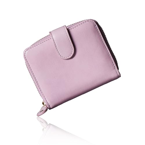 Align mini type Bi-Fold Wallet wallet Leather made by MASINI in Italy Cowhide ART.Pitti Women's Elegant, easy-to-use and beautiful In gift box (Mistiness-Pink)3