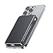 Powerbank für Magsafe, TRKOY Slim Magnetische Power Bank iPhone 10000mAh, Schnellladung Kabellose Powerbank mit USB-C Ausgang, Externe Handyakkus für iPhone 17/16/15/14/13/12 Serie, Schwarz