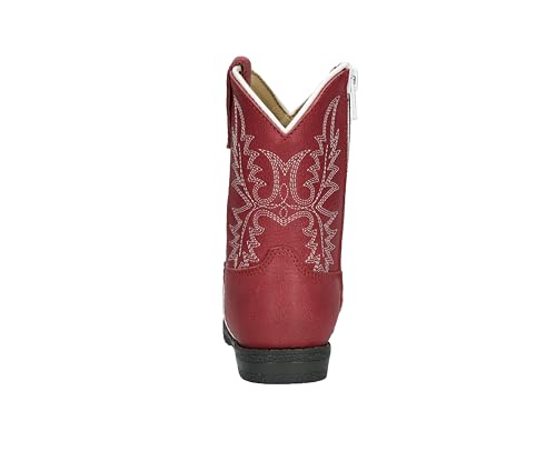 Smoky Mountain Boots Toddlers' Hopalong Western Boot, Faded Red, Medium, Size 10 US3