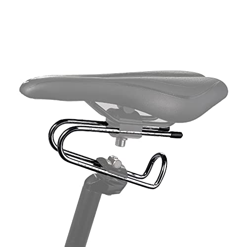 Sillín de bicicleta Suspensión Muelle Acero Amortiguador MTB Bicicleta de carretera Amortiguadores Piezas de bicicleta de montaña Accesorios de bicicleta (Estilo B: Plata) Cover