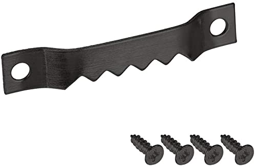 XYWHPGV 47168 D44AD D015D F4469 6BFA0 19928 - Ganchos para cuadros de 1 1/2 pulgadas (1 1/2 pulgadas) con tornillos para colgar marcos de fotos, color negro