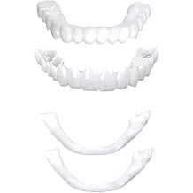 Commuter Travel Smile Enhancement, 2 Pairs Pocket Size Design, Unisex Flexible Reusable Adjustable On-the-Go Set Tooth WhitenerBright White2