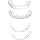Commuter Travel Smile Enhancement, 2 Pairs Pocket Size Design, Unisex Flexible Reusable Adjustable On-the-Go Set Tooth Whitener(Bright White2) - 8