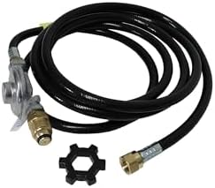 best outdoor heater regulator that will surprise you with performance 6 Mr. Heater 12-Feet Hose/Regulator Assembly with Restricted Flow Soft Nose P.O.L.