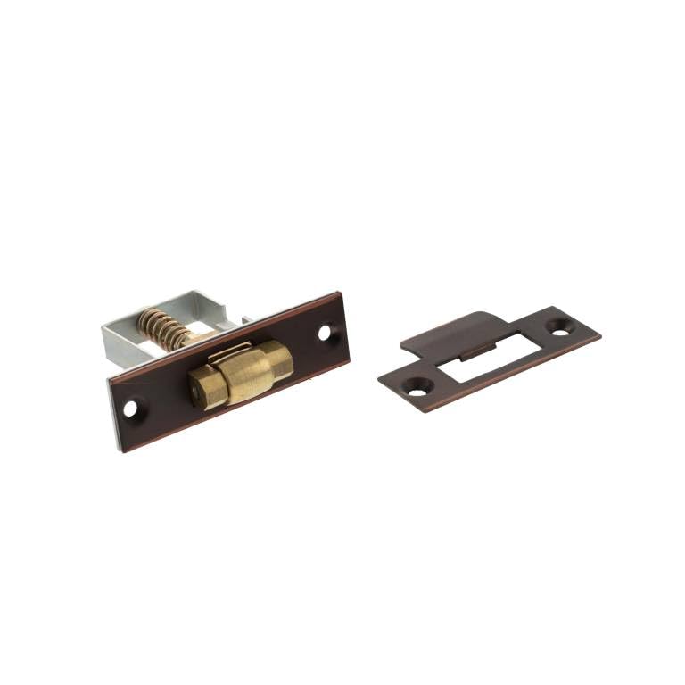 Kooples Hardware Atlantic Adjustable Architectural Heavy Duty Roller Catch for Doors and Cabinets (Antique Copper)