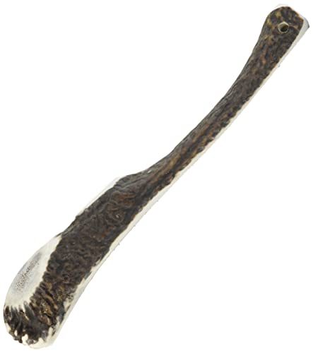 Dehner Best Nature Hundesnack, hochwertiges Leckerli geruchsarm / 100 % narürlich, Kausnack für Hunde, Rothirsch-Geweih halb, Größe M