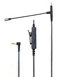 Sukira Boom Gaming Mic for PS4, Xbox One, PC, iPhone, Android Phone to 2.5mm Jack Headphones Sennheiser HD598 HD558 HD518 ATH-M50x ATH-M40x M70x with Volume Control, Mute Voip Microphone (150CM)