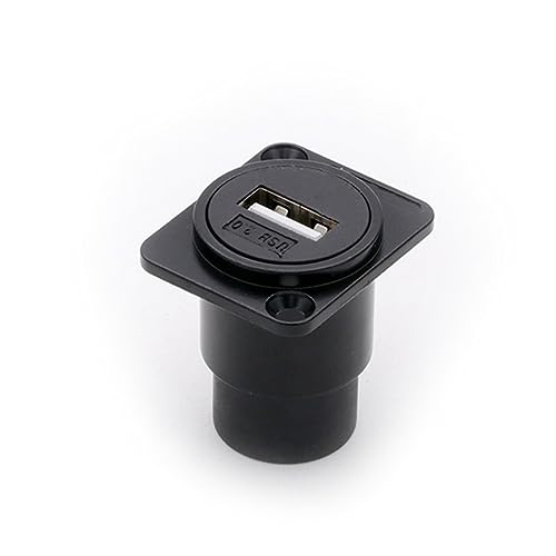 Adaptador USB 3.0 de panel con doble toma hembra y chasis metálico para datos estables 5