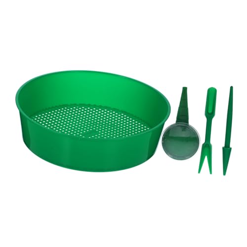 HEMOTON 1 Set Setaccio per Giardinaggio Strumento per Setacciare Rete Finestrata per Filtrare e Pietre da Facile da e Manutenere