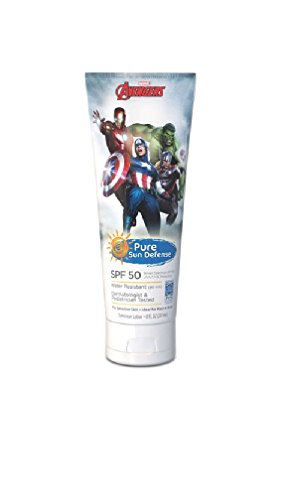 Marvel Avengers, Pure Sun Defense, SPF 50, For Sensitive Skin, Broad Spectrum, 8 oz