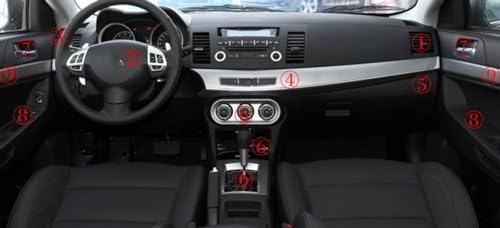 Autocollant console Mitsubishi Lancer EX pour masquer les rayures - 3