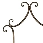 Touch of Class Regalla Scroll - Vertical Hanging Plate Rack - Holds up to four 9-10" dia. Plates - Antique Bronze Finish - 46 in. tall - Image 3