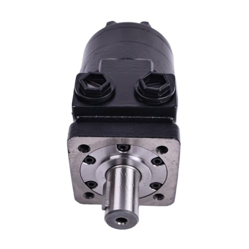 Image of JZGRDN 4-Bolt 7.3 Cipr Hydraulic Motor CM034P with 0.25 inch Shaft Keyway, 1 inch Round Shaft, 1 /2 inch NPT Port, 7.3 CIR
