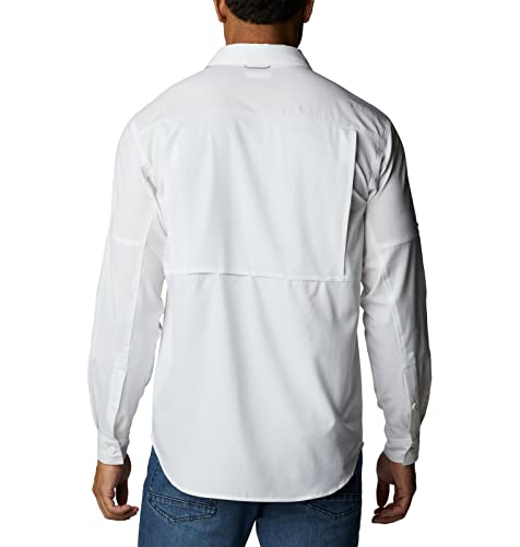 Image of Columbia Men's Silver Ridge Utility Lite Long Sleeve, White, 6X Big