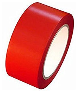 Vinyl Floor Marking Tape RED 3 inch/72 mmx 30metres - 10 Colours Available
