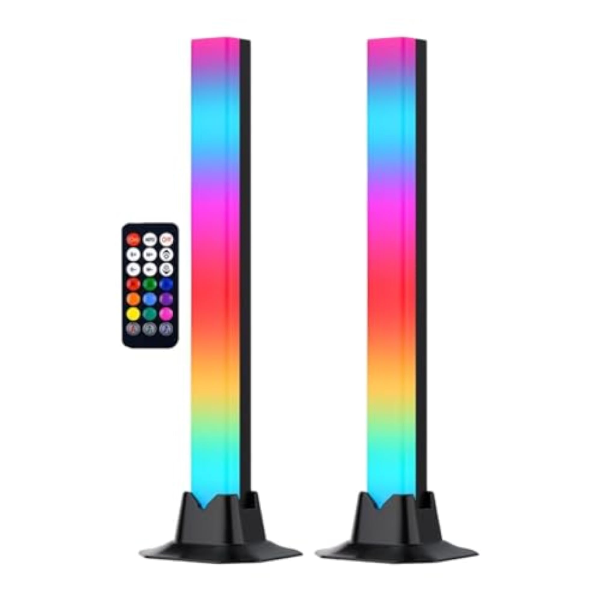 2Pcs RGB Light Bar Gaming Backlight, Color Changing