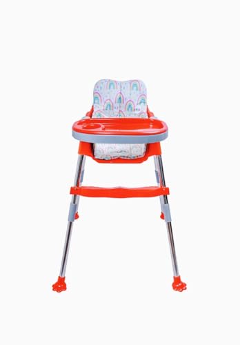 Image of My Giraffe Coco Baby High Chair, Red - Rainbow