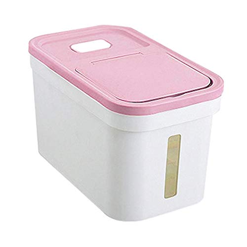 Boîte de Rangement de Riz 20 kg - Réservoir de Stockage Grande Capacité - Scellé à l'Humidité pour Riz et Farine - Usage Ménager