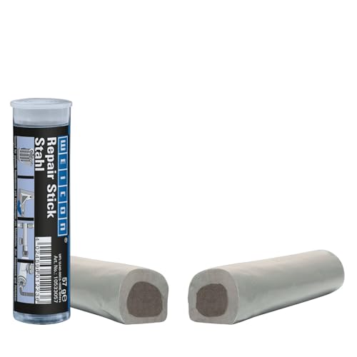 Image of WEICON Repair Stick Steel | 2-Component Adhesive Epoxy Resin Special Adhesive Fast and high-Strength Repair for Metal Parts, containers, etc |