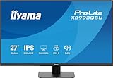 Moniteur de bureau iiyama X2793QSU-B1-27 IPS,2560x1440/75Hz,USB Hub,1H1DP