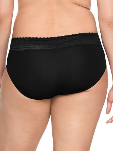 Warner's Women's Blissful Benefits Dig-Free Microfiber Lace Hipster 3-Pack Wrw251hp12w3