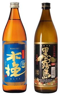 Amazon.co.jp: 雲海酒造 芋焼酎 20度 木挽BLUE 20度 黒霧島 各